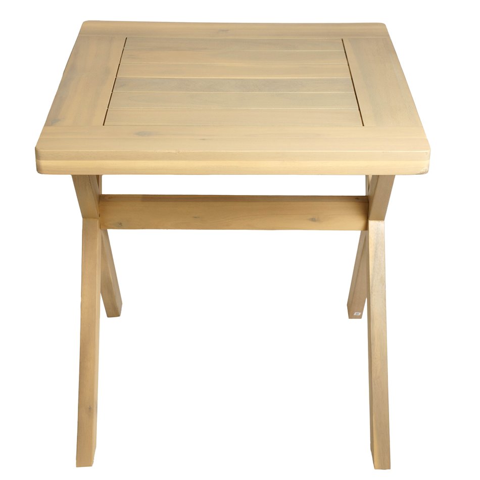 Table XENIA, acacia, 76x70cm H70cm