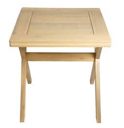 Table XENIA, acacia, 76x70cm H70cm