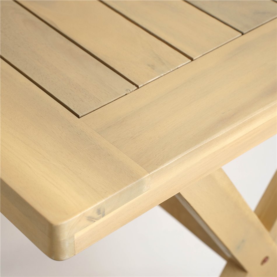 Table XENIA, acacia, 76x70cm H70cm