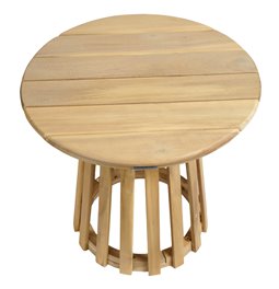 Šoninis staliukas OSUNA, akacijos medis, D50cm H46cm