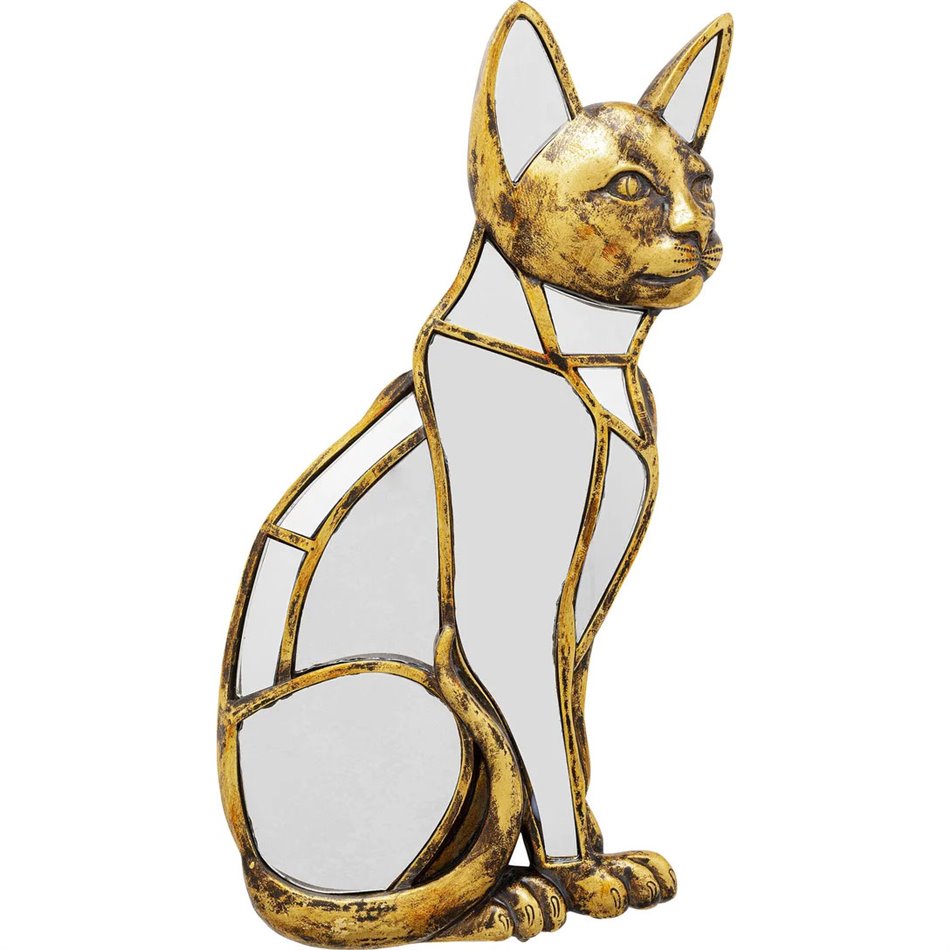 Wall object Cat Mirror, H38x24x3.5cm