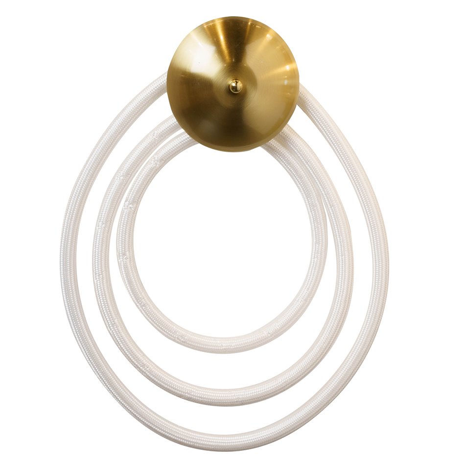 Wall lamp Modena BR round, white, H45x31x11cm, LED 20W, 3000K, 1100lm