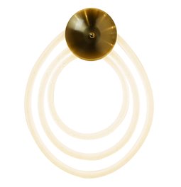 Настенный светильник Modena BR round, белый, H45x31x11cm, LED 20W, 3000K, 1100lm