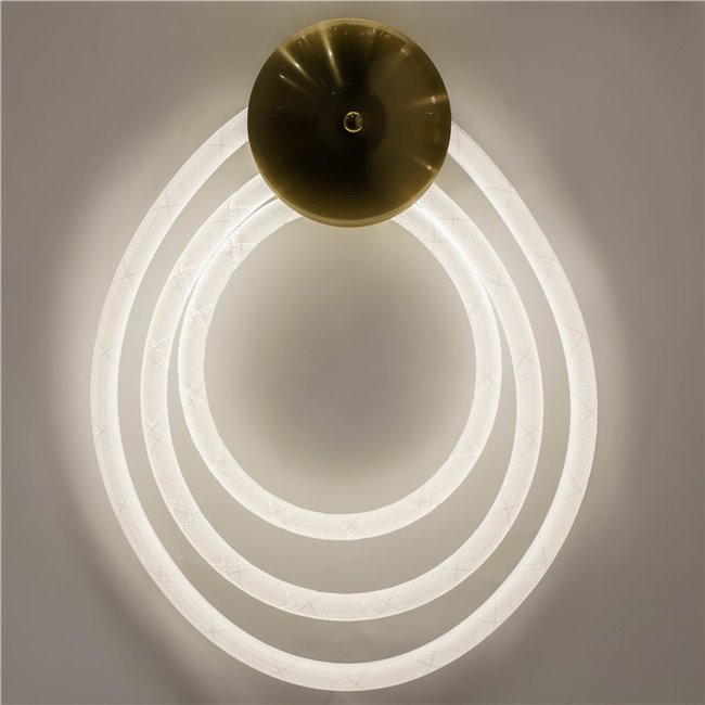 Wall lamp Modena BR round, white, H45x31x11cm, LED 20W, 3000K, 1100lm