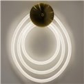 Wall lamp Modena BR round, white, H45x31x11cm, LED 20W, 3000K, 1100lm