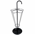 Umbrella stand, metal, black, H80x29x29cm