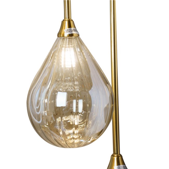 Wall lamp Rosera Cognac 2, brass, H66x27x23cm, G9x2 35W(MAX)