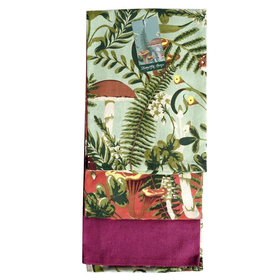 Кухонные полотенца Mushroom, набор из 3 шт., 45x65см