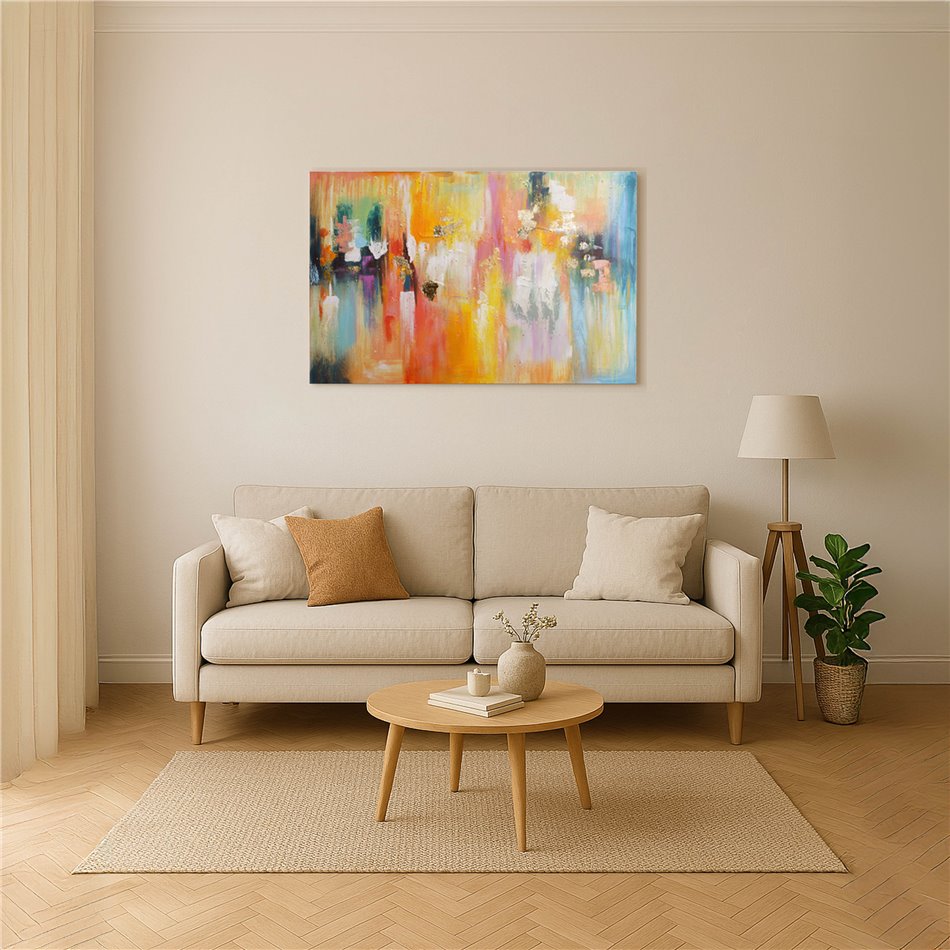 Canva Colour Explosion I, 60x120cm