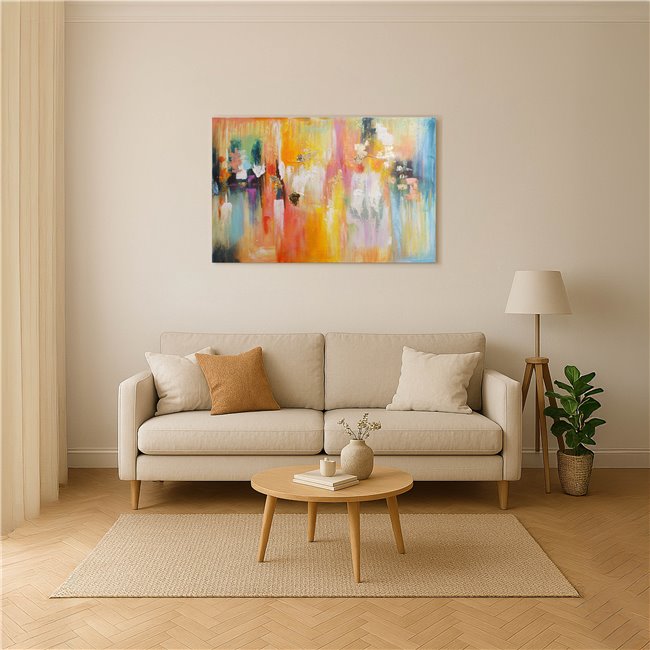 Canva Colour Explosion I, 60x120cm