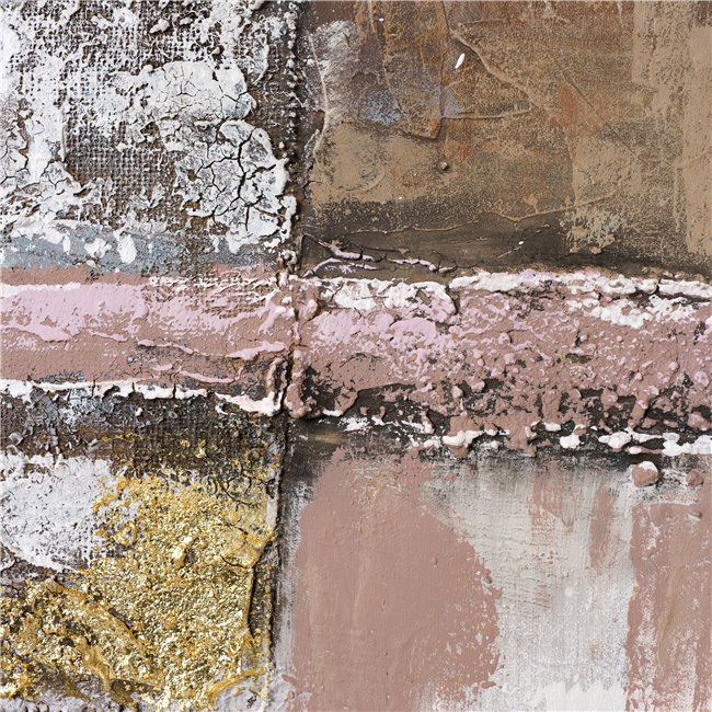 Canva Golden powder I, 120x150cm