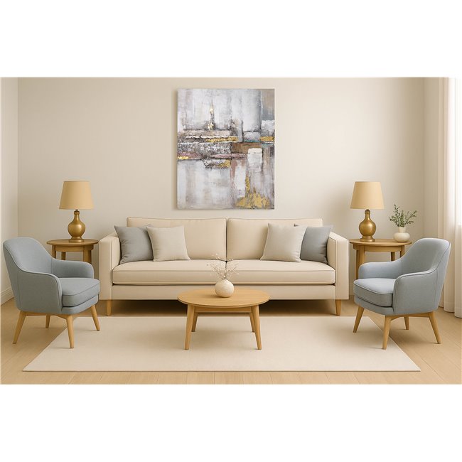 Canva Golden powder I, 120x150cm