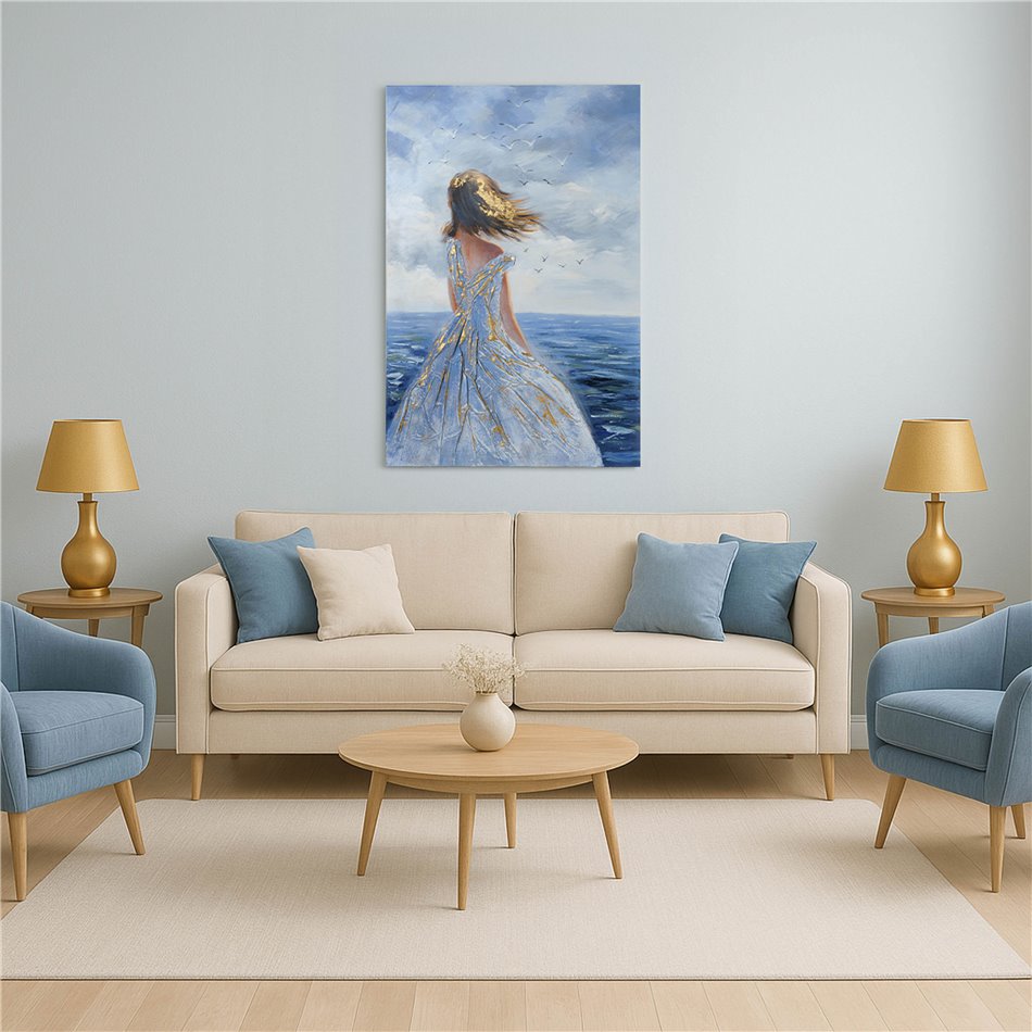 Картина на холсте In the wind, 80x120cm