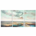 Картина на холсте Landscape wiht blue sky, набор из 3 шт., 144x72cm