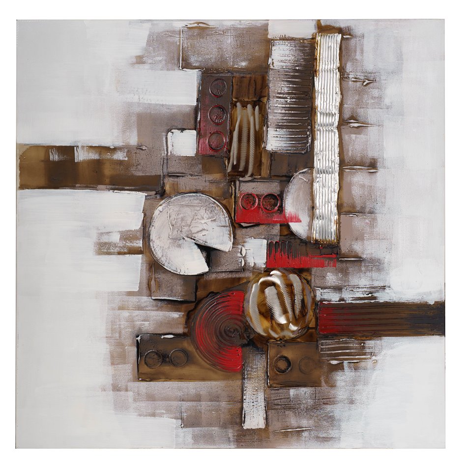 Canva Modern world, 100x100cm