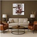 Canva Modern world, 100x100cm