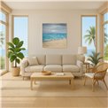 Картина на холсте View of the sea, 100x100cm