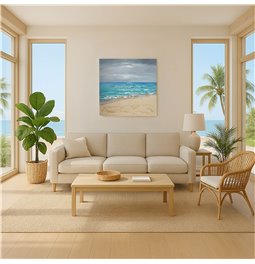 Paveikslas ant drobės View of the sea, 100x100cm
