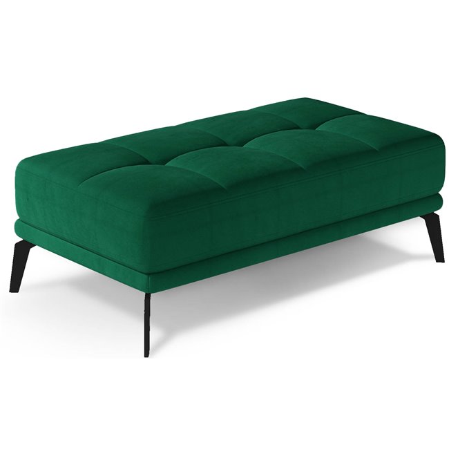 Bench Eltorrenso Monolith 37, velvet, dark green, H45x73x145cm