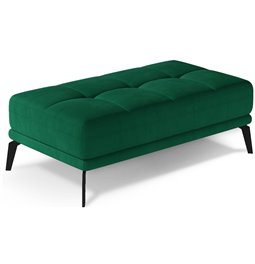 Bench Eltorrenso Monolith 37, velvet, dark green, H45x73x145cm