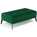 Bench Eltorrenso Kronos 19, velvet, green, H45x73x145cm