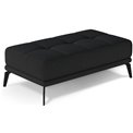 Bench Eltorrenso Sawana 14, black, H45x73x145cm