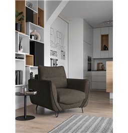 Armchair Elsilva Vero 18, beige, H82x95x93cm