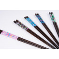 Wooden chopstick set for 5, 23cm 