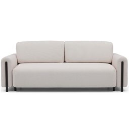 Sofa bed Elcadova Black, sleeping function, Jaffray 18, beige, H97x97x244cm
