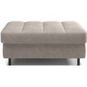Bench with storage box Elgomsi Touch 18, textured velvet, beige, H45x72x104cm
