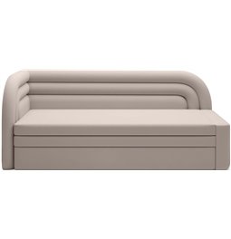 Sofa bed Elfabilo L, sleeping function, Sola 18, beige, H80x86x223cm