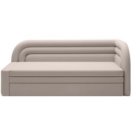 Sofa bed Elfabilo R, sleeping function, Sola 18, beige, H80x86x223cm
