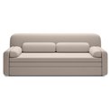 Sofa bed Elioss, sleeping function, Sola 18, beige, H87x89x236cm