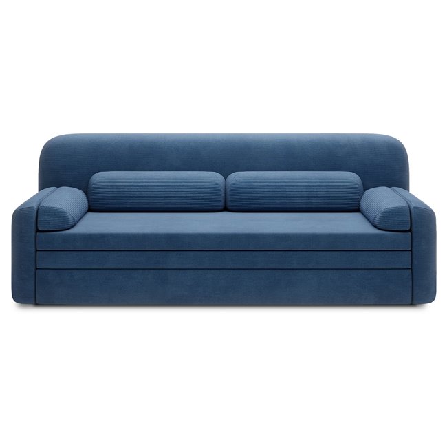 Sofa bed Elioss, sleeping function, Tabbris 40, blue, H87x89x236cm