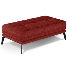 Bench Eltorrenso Dora 63, red, H45x73x145cm