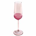 Champagne glass Moluna, pink, 195ml, H22.5cm, D7cm
