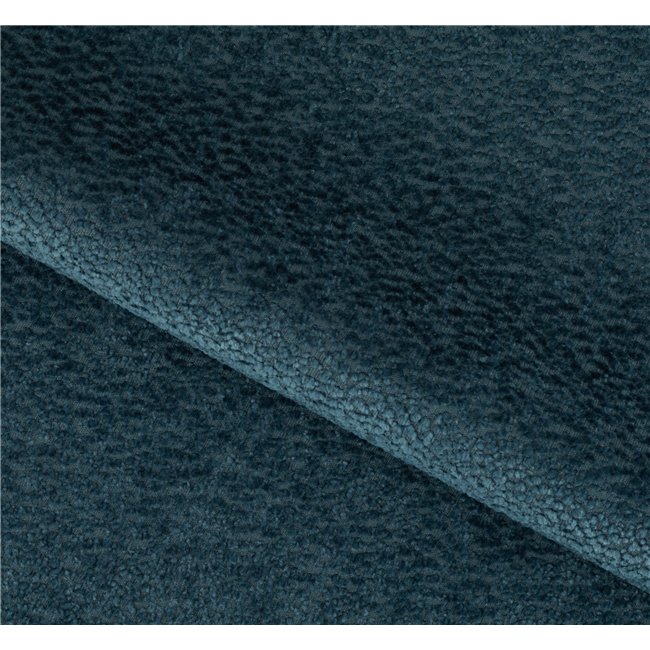 Corner sofa Elume R, sleeping function, Amore 40, Velvetmat 6, bouclé, blue, H88x190x287cm