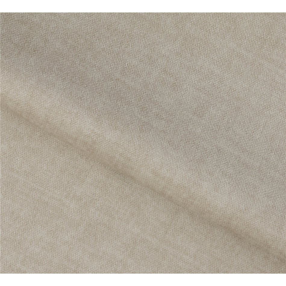 U shape sofa Elberto L, sleeping function, Manhattan 18, velvet, beige, H100x165x306cm