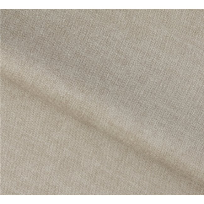 U shape sofa Elberto R, sleeping function, Manhattan 18, velvet, beige, H100x165x306cm