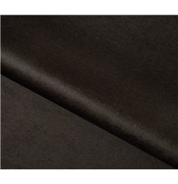 Pouf Elmego Nube 22, velvet, dark brown, H42x68x82cm