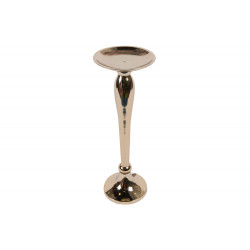Candle holder Vellore, champagne/golden, h31cm, D11cm
