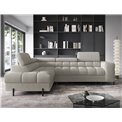 Corner sofa Elferucce L, sleeping function, Royal 20, bouclé, beige, H93x200x276cm