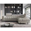 Corner sofa Elferucce R, sleeping function, Royal 20, bouclé, beige, H93x200x276cm