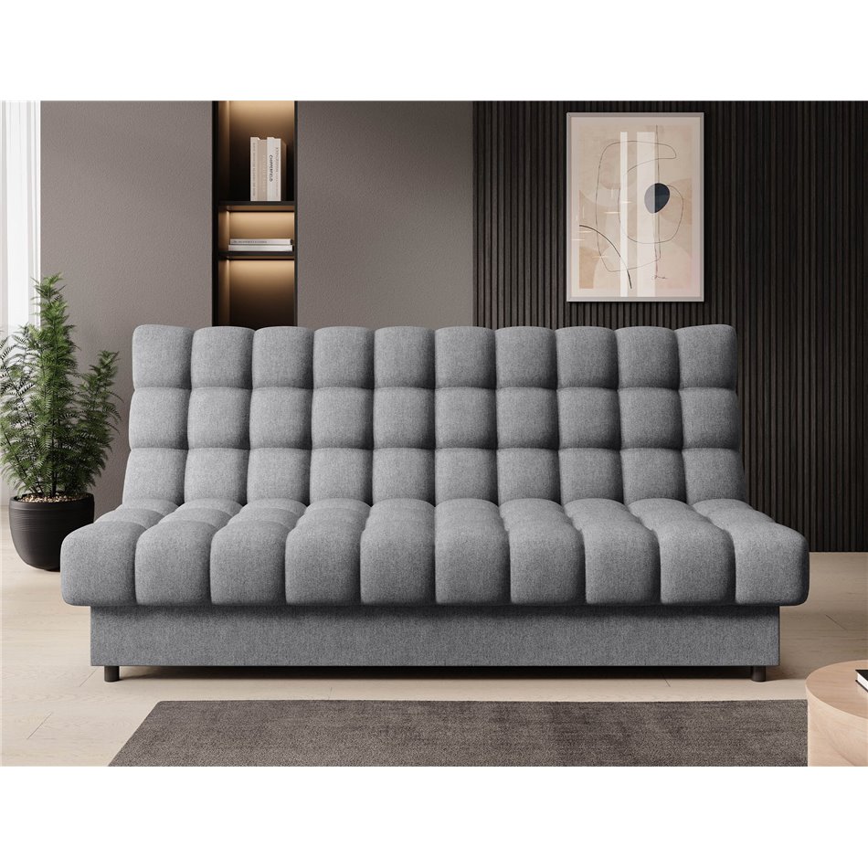 Sofa bed Elclareta, sleeping function, Poco 04,, grey, H96x95x197cm