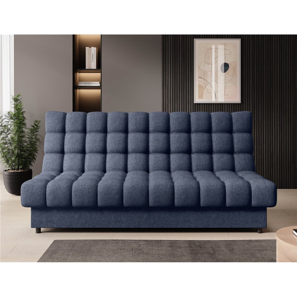 Sofa bed Elclareta, sleeping function, Poco 40, blue, H96x95x197cm