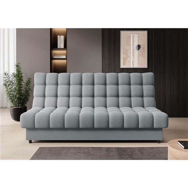 Sofa bed Elclareta, sleeping function, Xillar 04, grey, H96x95x197cm