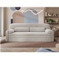 Sofa bed Elioss, sleeping function, Tabbris 18, beige, H87x89x236cm