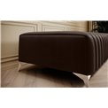 Bench Elaurence Nube 22, velvet, brown, H36xx132cm