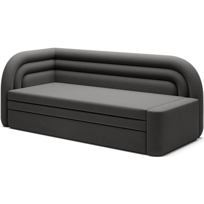 Sofa bed Elfabilo L, sleeping function, Sola 6, grey, H80x86x223cm