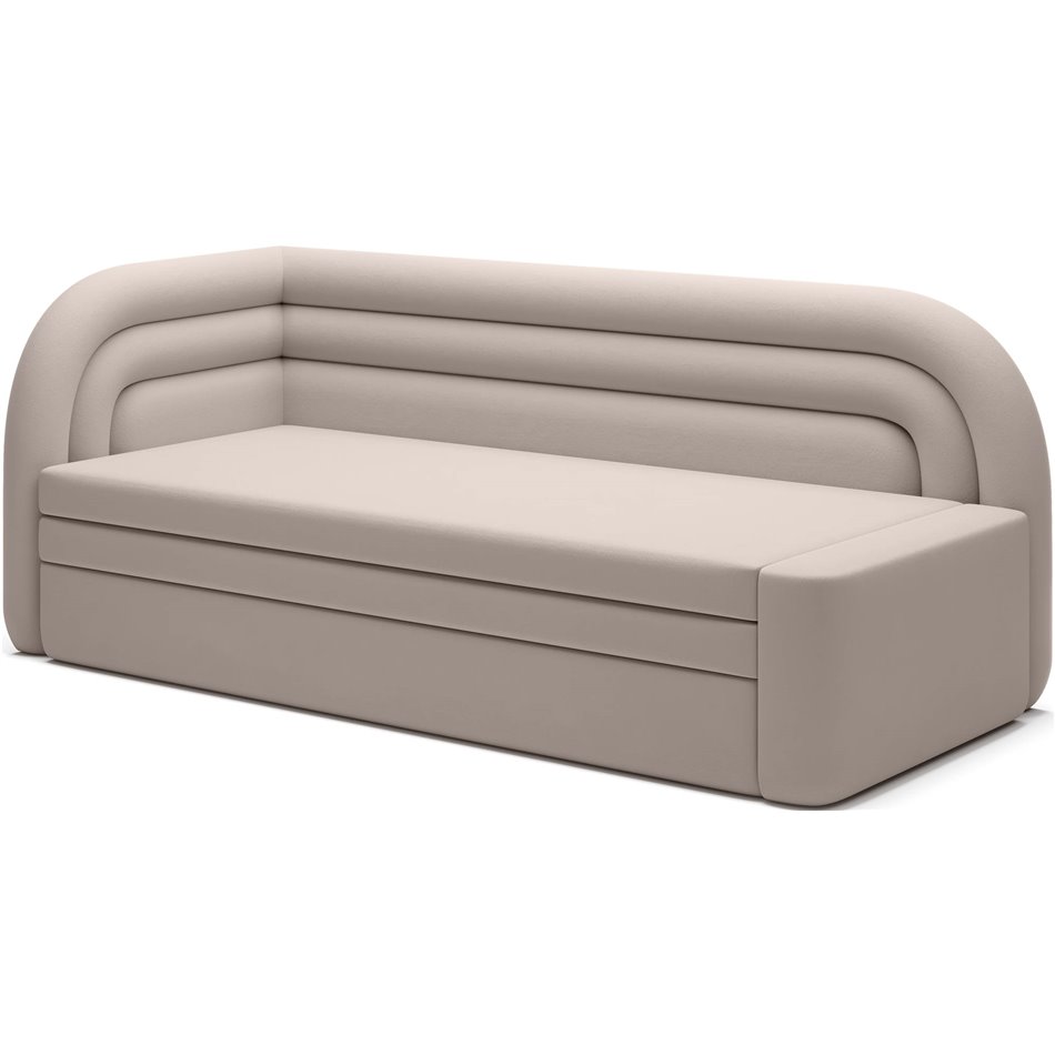 Sofa bed Elfabilo L, sleeping function, Sola 18, beige, H80x86x223cm